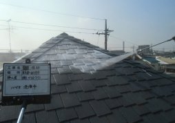 洗浄・屋根塗装工事　戸建て　国分寺市