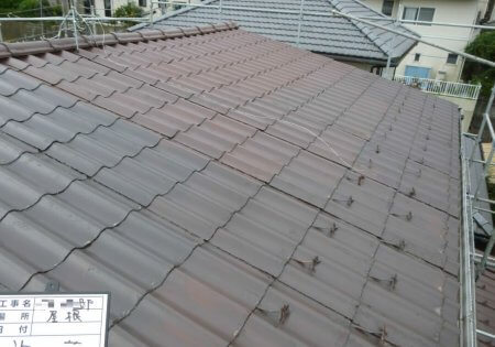 洗浄・屋根塗装工事　戸建て　横浜市