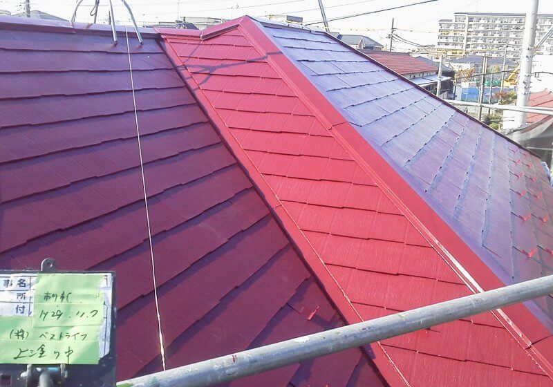 洗浄・屋根塗装工事　戸建て　市川市