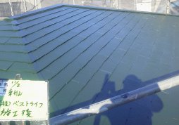 洗浄・屋根塗装工事　戸建て　東村山市