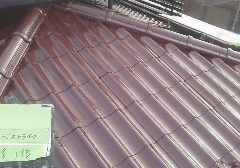 洗浄・屋根塗装工事　店舗　武蔵野市